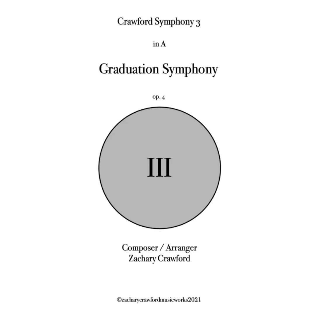 Crawford Symphony III in A Major "Graduation Symphony" cover art