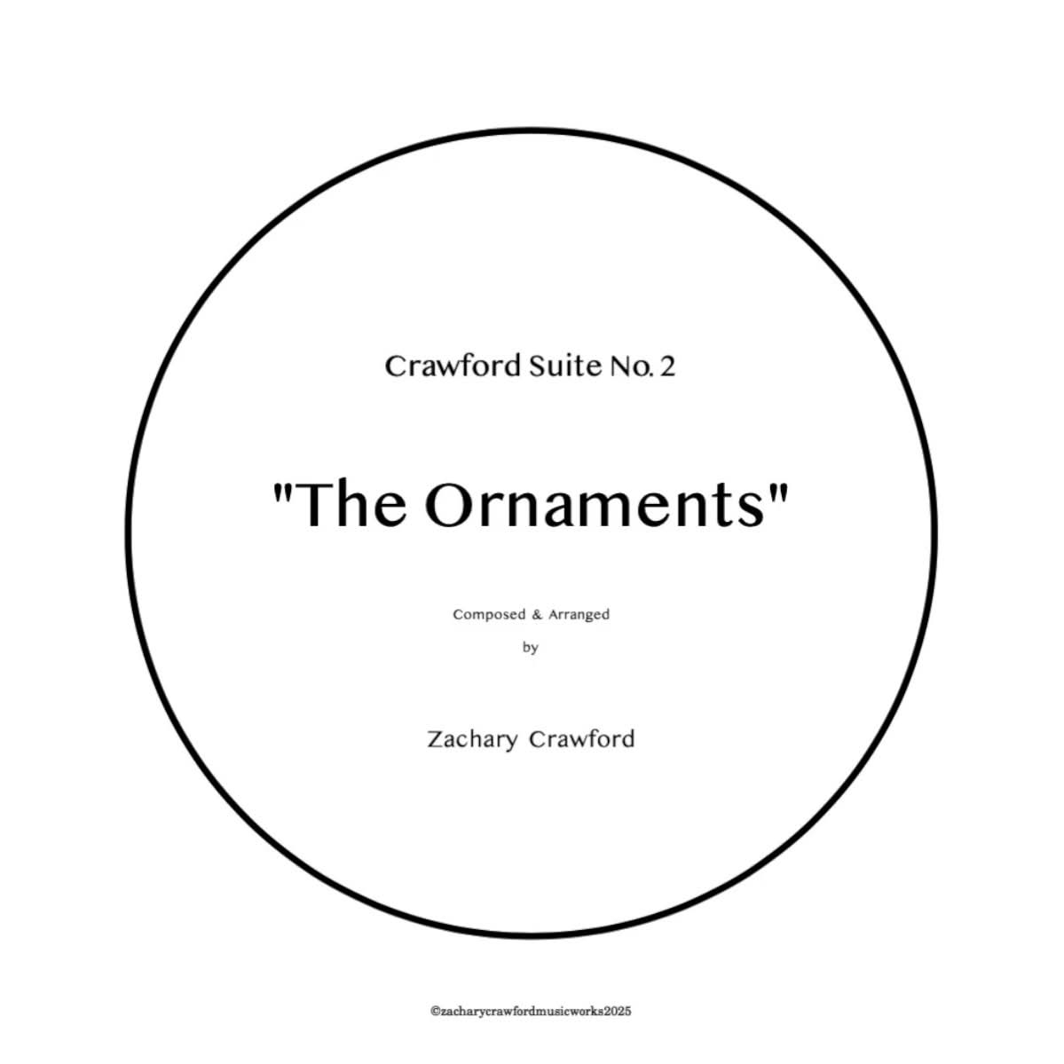 Crawford Suite "The Ornaments" cover art